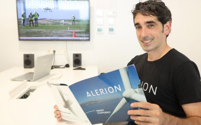 Drones con tecnología espacial y marca vasca revolucionan la energía eólica